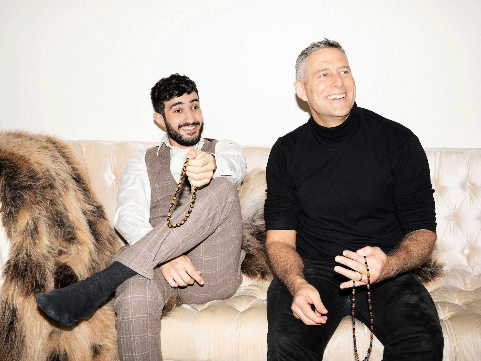 Marcus Staiger and Mohamed Chahrour, Hosts des Podcasts „Clanland“.