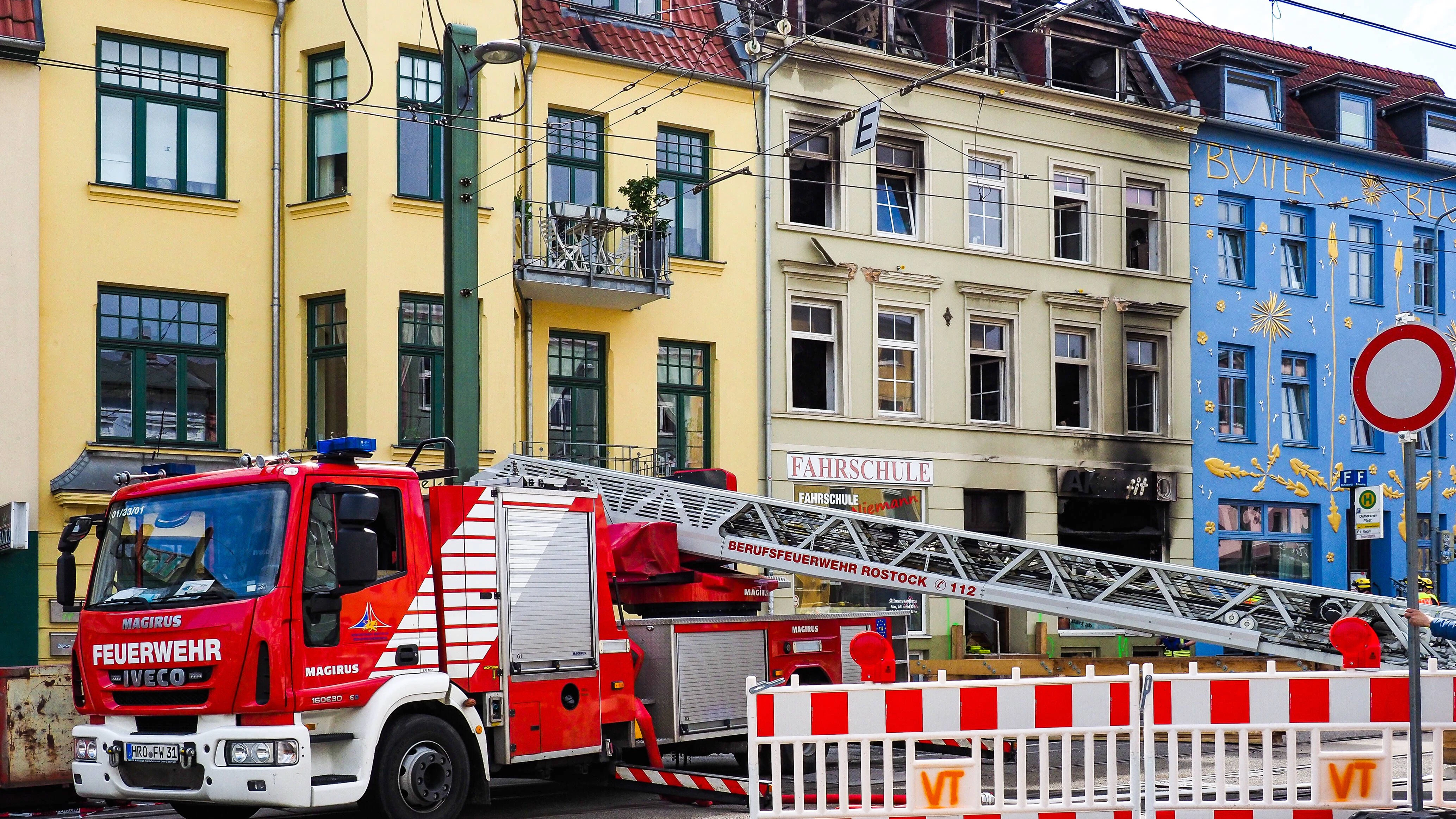 Das Gebäude ist nach der Explosion einsturzgefährdet.