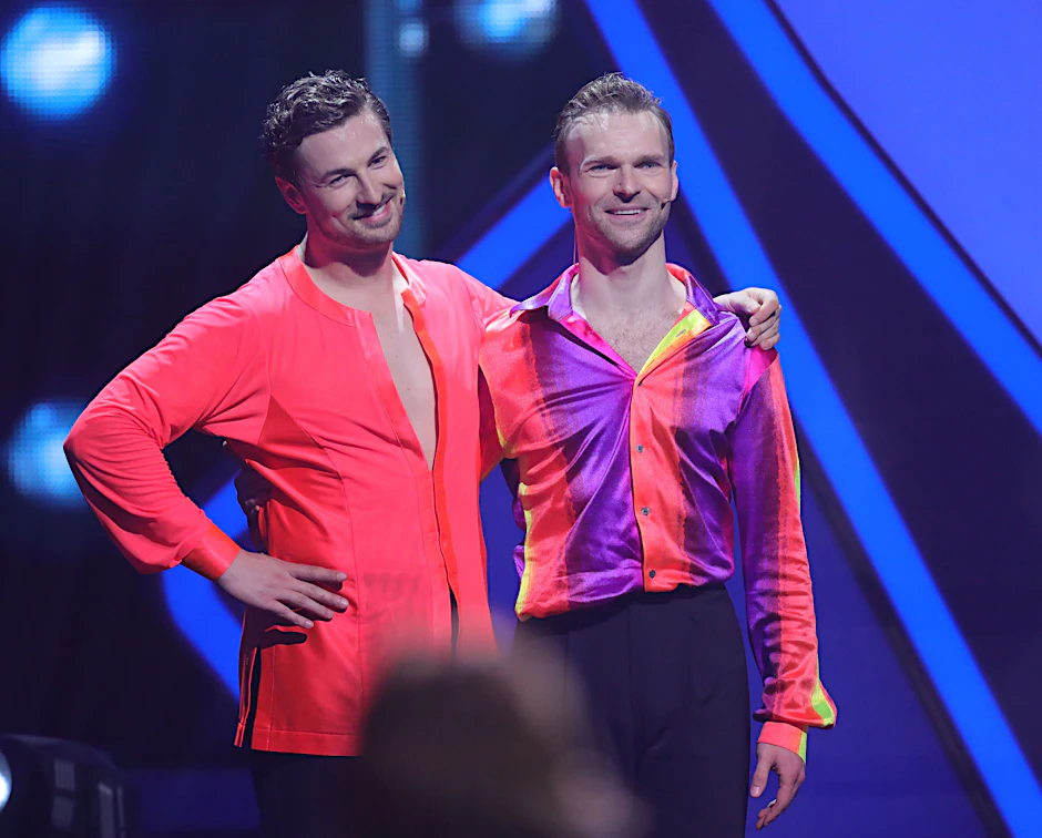 Müssen diese Favoriten in der nächsten „Let's Dance“-Show zittern? Die Promis&nbsp;<a href="https://www.berliner-kurier.de/show/lets-dance-was-bitte-hat-gzsz-star-valentina-pahde-hier-zwischen-den-beinen-li.153715">Valentina Pahde</a>&nbsp;(l.)&nbsp;und&nbsp;&nbsp;<a href="https://www.berliner-kurier.de/show/fuer-mittwoch-fitness-extrem-bei-lets-dance-stars-rurik-gislason-und-renata-lusin-das-tut-ja-schon-beim-zuschauen-weh-li.155555">Rúrik Gíslason</a>&nbsp;gehören zu den besten Tänzern der Staffel.