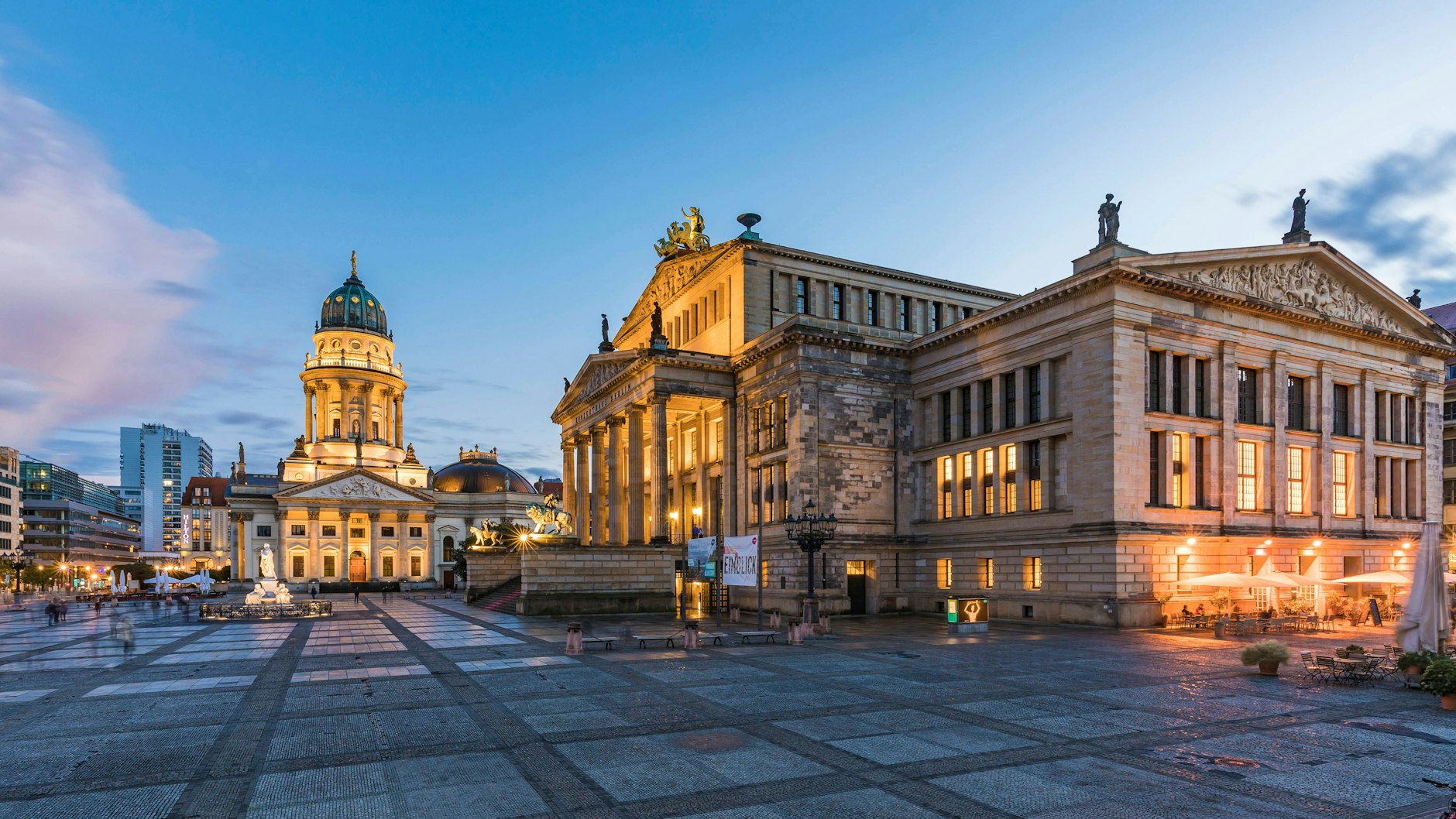 Blick auf den Gendarmenmarkt. Die Berliner sind laut der Studie nicht  besonders heimatverbunden.
