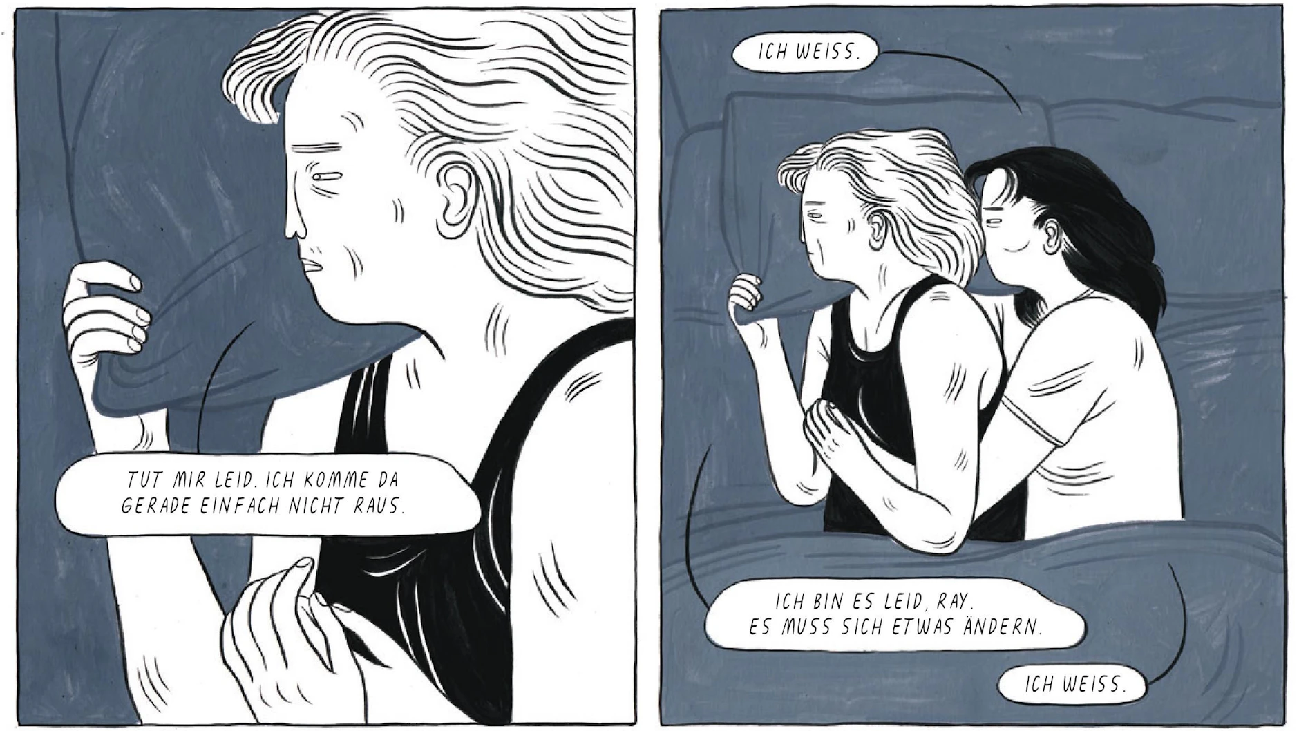 Eine&nbsp;Beziehung in ihrer „Unordnung“ zu betrachten: Bron (l.) und Ray raufen sich zusammen.