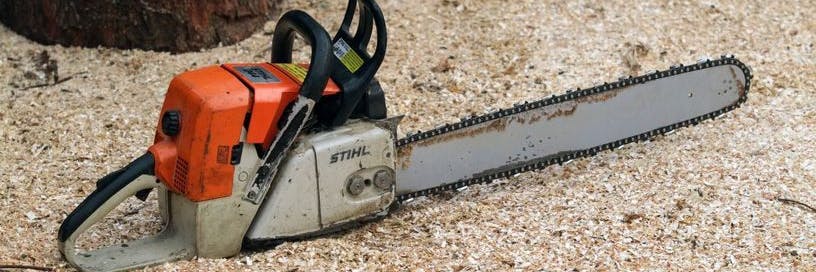 Mit einer Kettensäge wurde die Frau getötet.