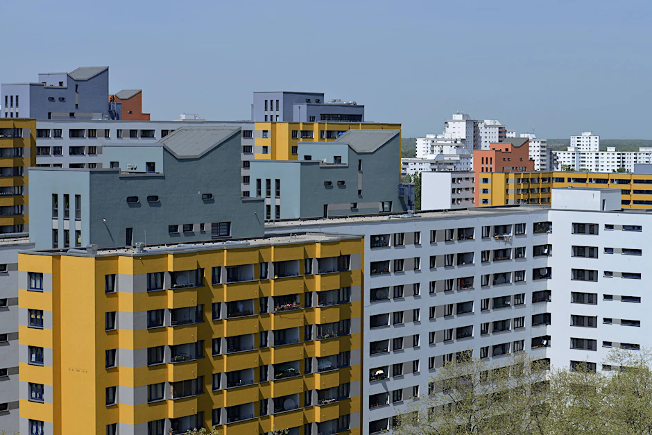 Das Märkische Viertel in Reinickendorf. Hier ist die landeseigene Gesobau der größte Vermieter.&nbsp;<br>