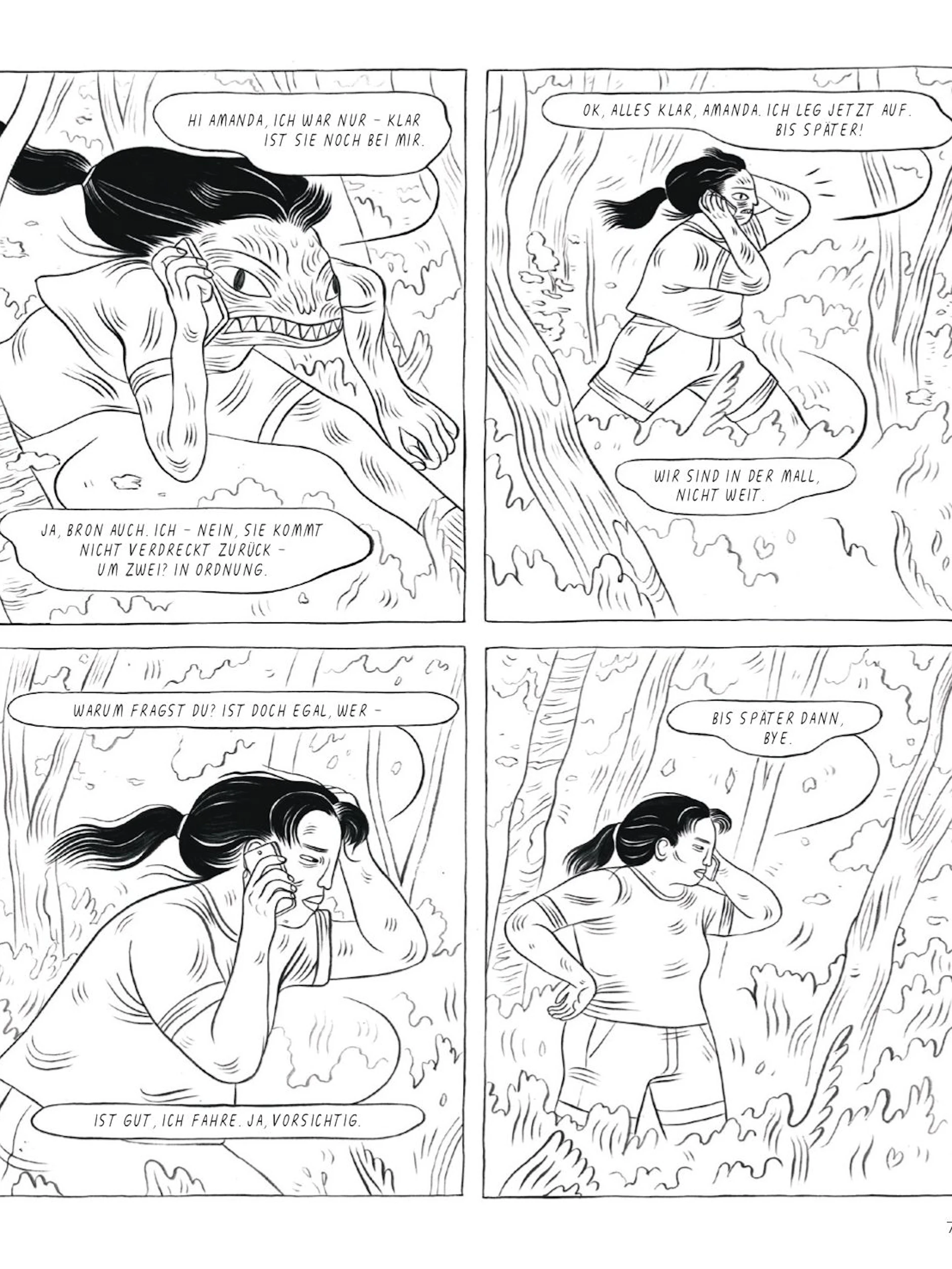 Menschwerdung eines fantastischen Wesens: Ray telefoniert.