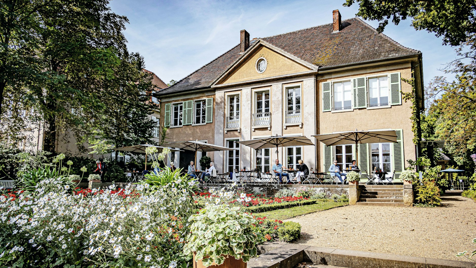 Max Liebermann's villa, built in 1910, is located on the Großer Wannsee.