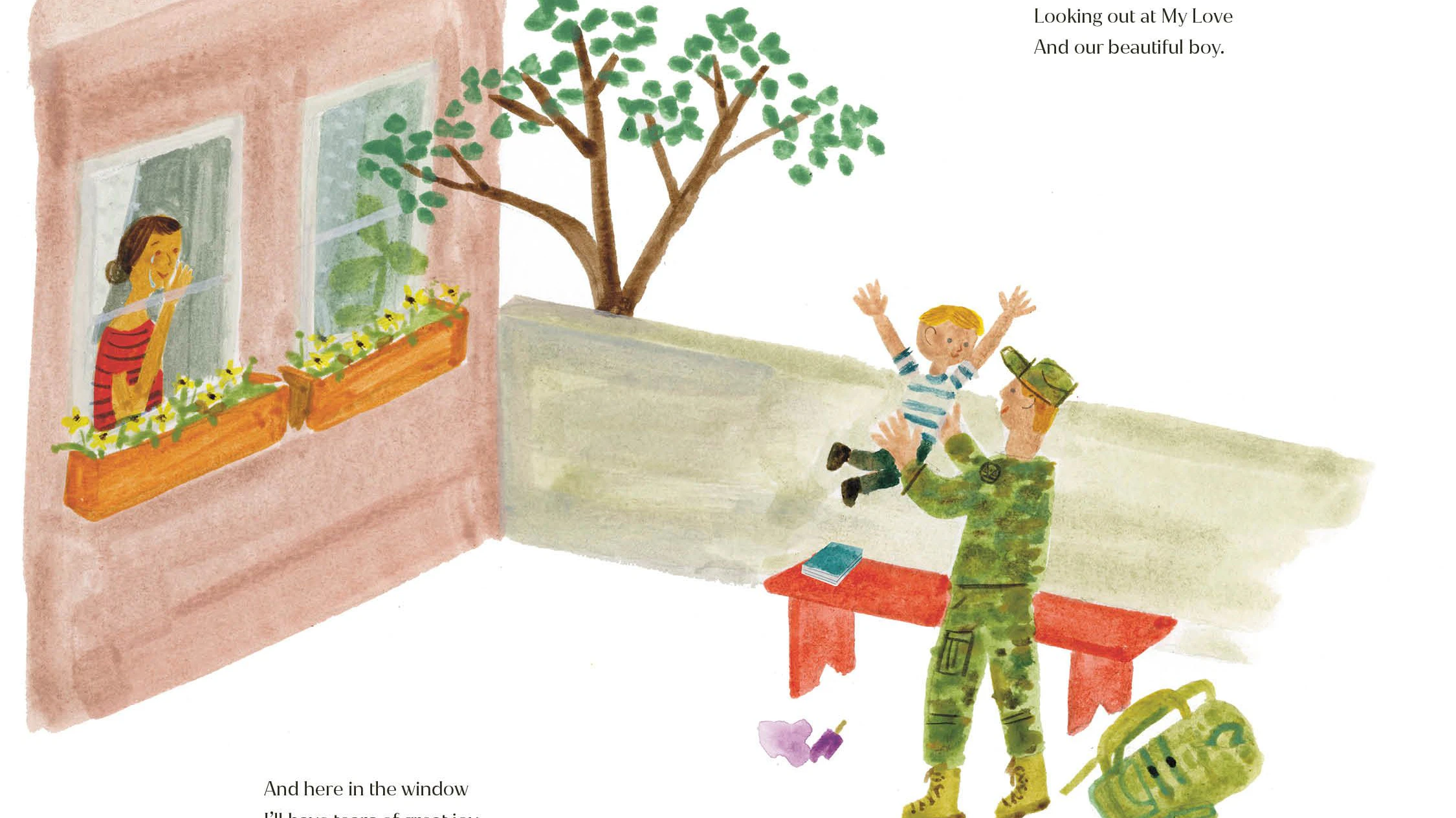 Das könnten auch Harry, Meghan und Archie sein: Eine Seite aus dem Kinderbuch der Herzogin von Sussex.