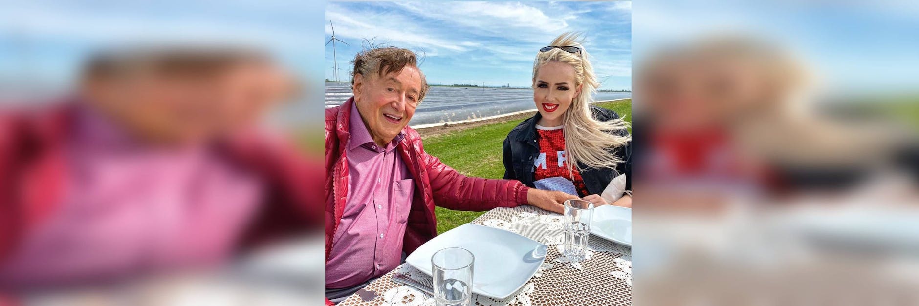 Richard Mörtel Lugner und DSDS-Sternchen Lydia Kalovitz.