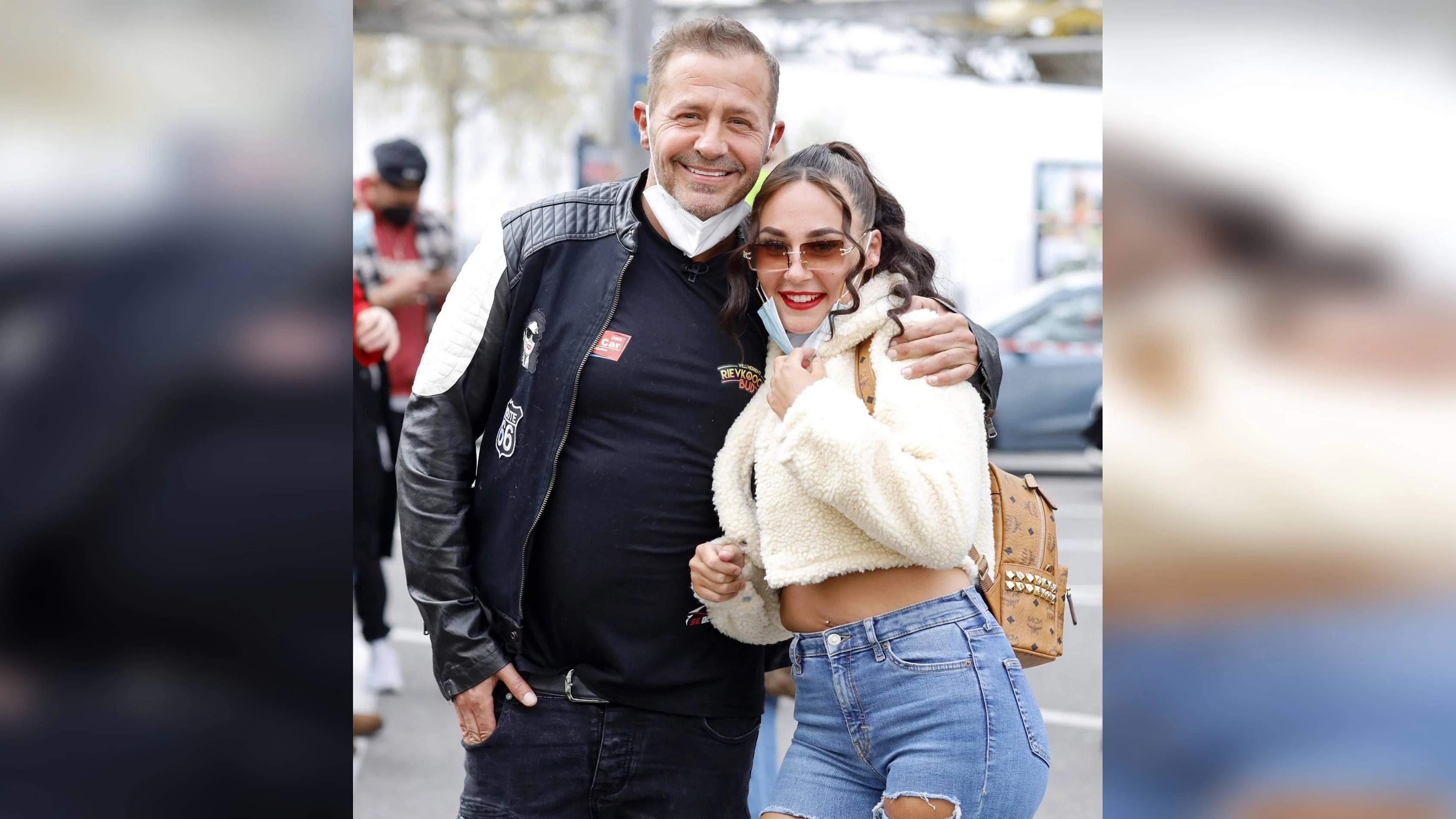 Willi Herren und seine Tochter Alessia.