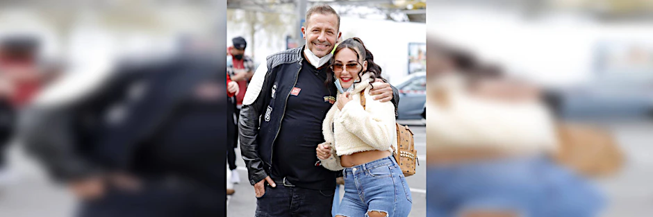 Willi Herren und seine Tochter Alessia.