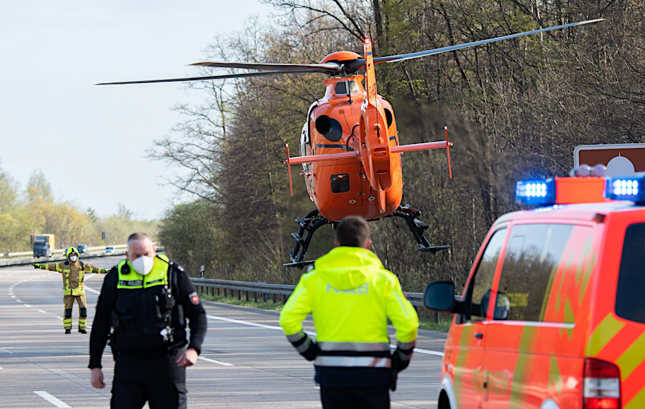 Niedersachsen: Rettungshubschrauber im Einsatz. (Symbolbild)