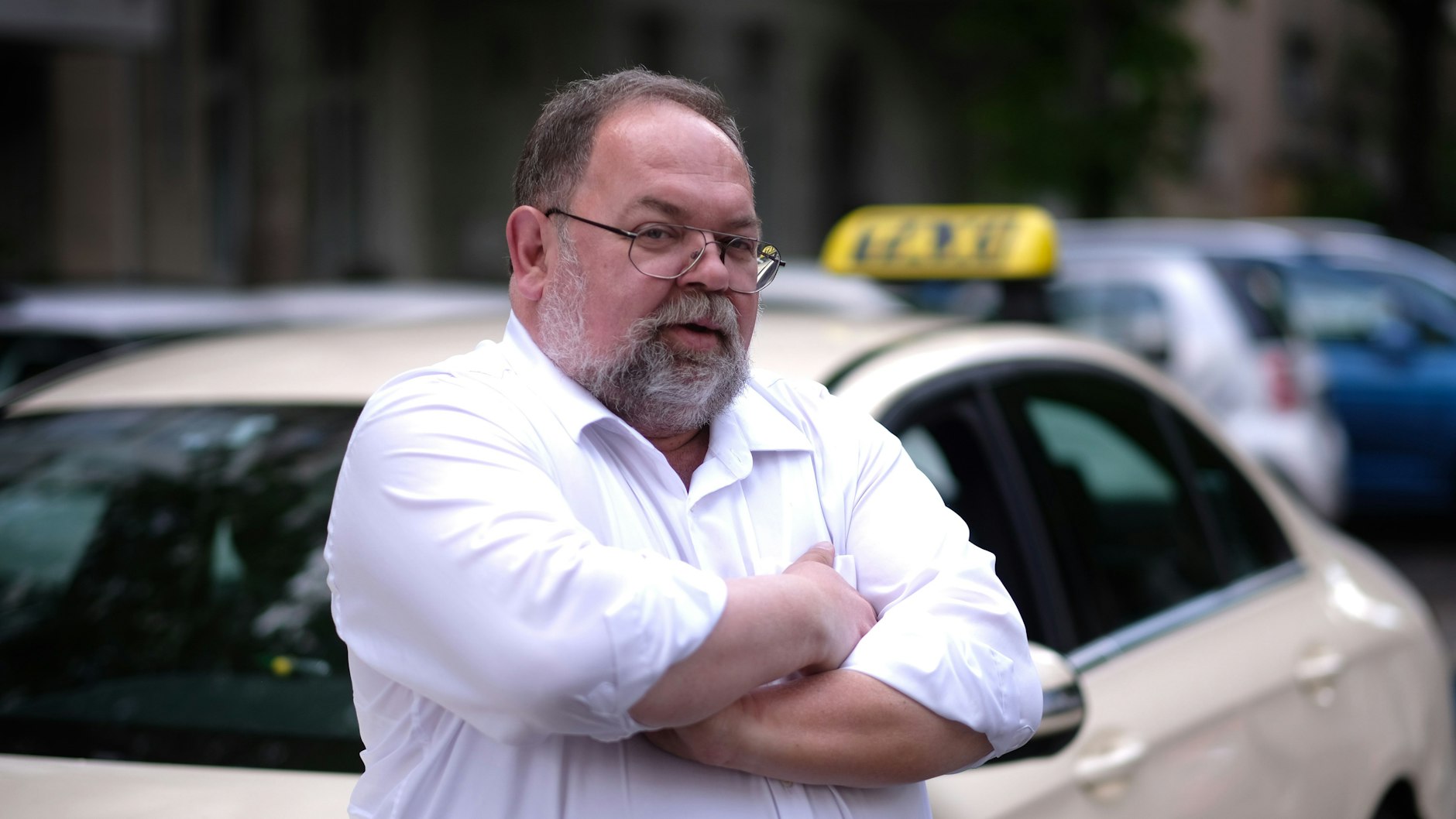 Ralf Titzmann ist seit 2005 als Taxiunternehmer in Berlin unterwegs.