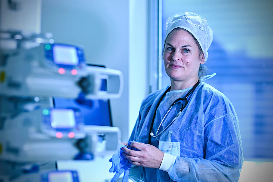 Sabine Schroeder ist nach 14 Jahren in ihren alten Beruf als Intensivschwester zurückgekehrt. Sie arbeitet im Caritas-Klinikum Maria Heimsuchung.