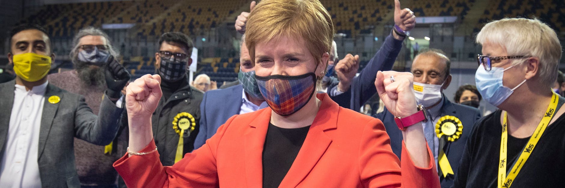 Nicola Sturgeon hofft auf die absolute Mehrheit. 