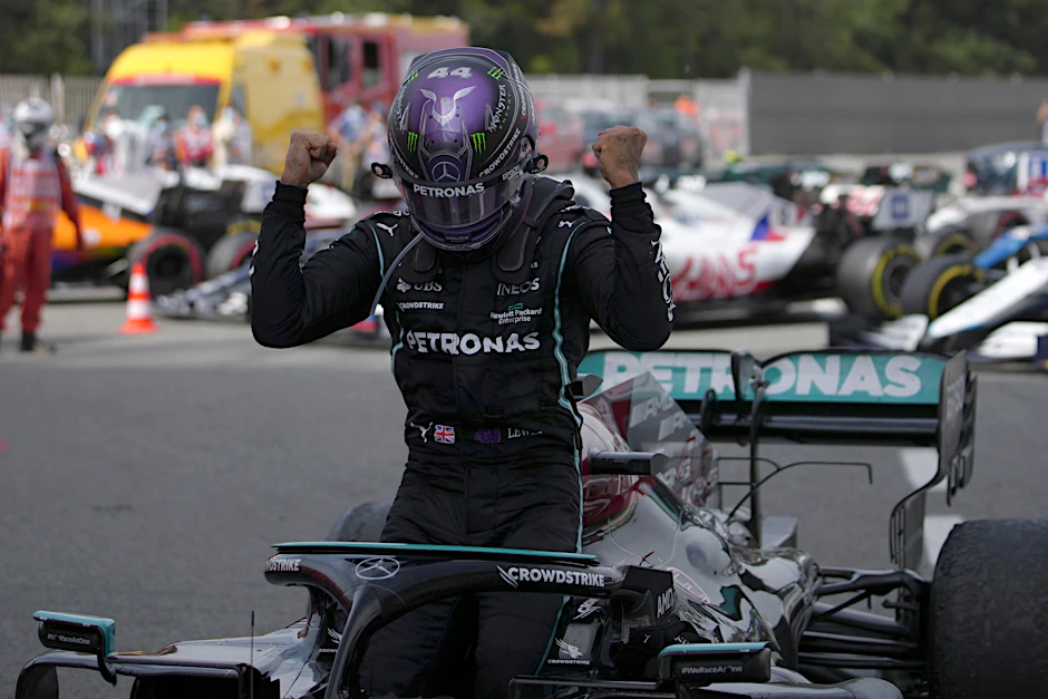 Lewis Hamilton zeigte eine erneute Meisterleistung im Mercedes.