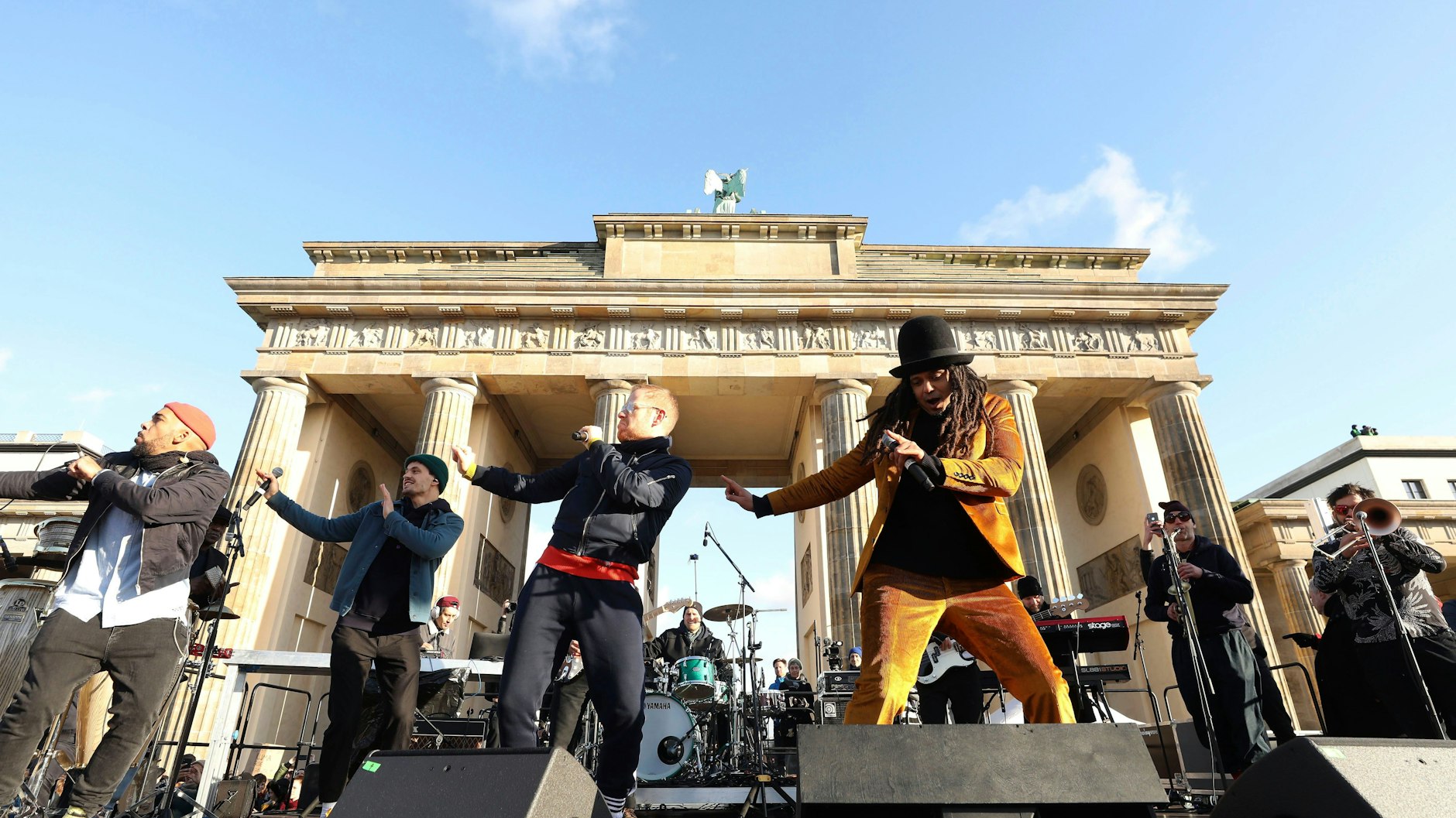 Auch die Berliner Band&nbsp;Seeed tritt diesen Sommer auf (Archivbild).