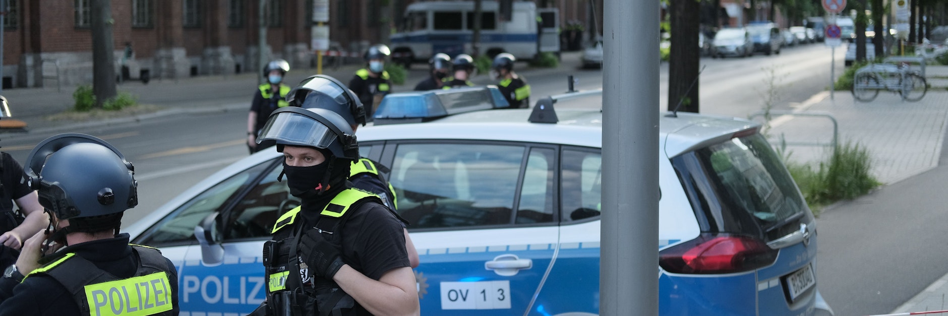 Polizeieinsatz vor und in der Senatsgesundheitsverwaltung: Ein Unbekannter hat einen dort tätigen Bundeswehrsoldaten angegriffen.&nbsp;<br>