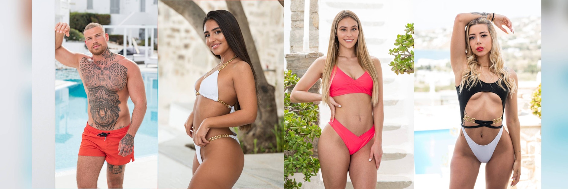 Salvatore Vassallo, Aurelia Lamprecht, Melina Hoch und Walentina Wünnenberg sind bei "Are you the One - Reality Stars in Love" dabei.