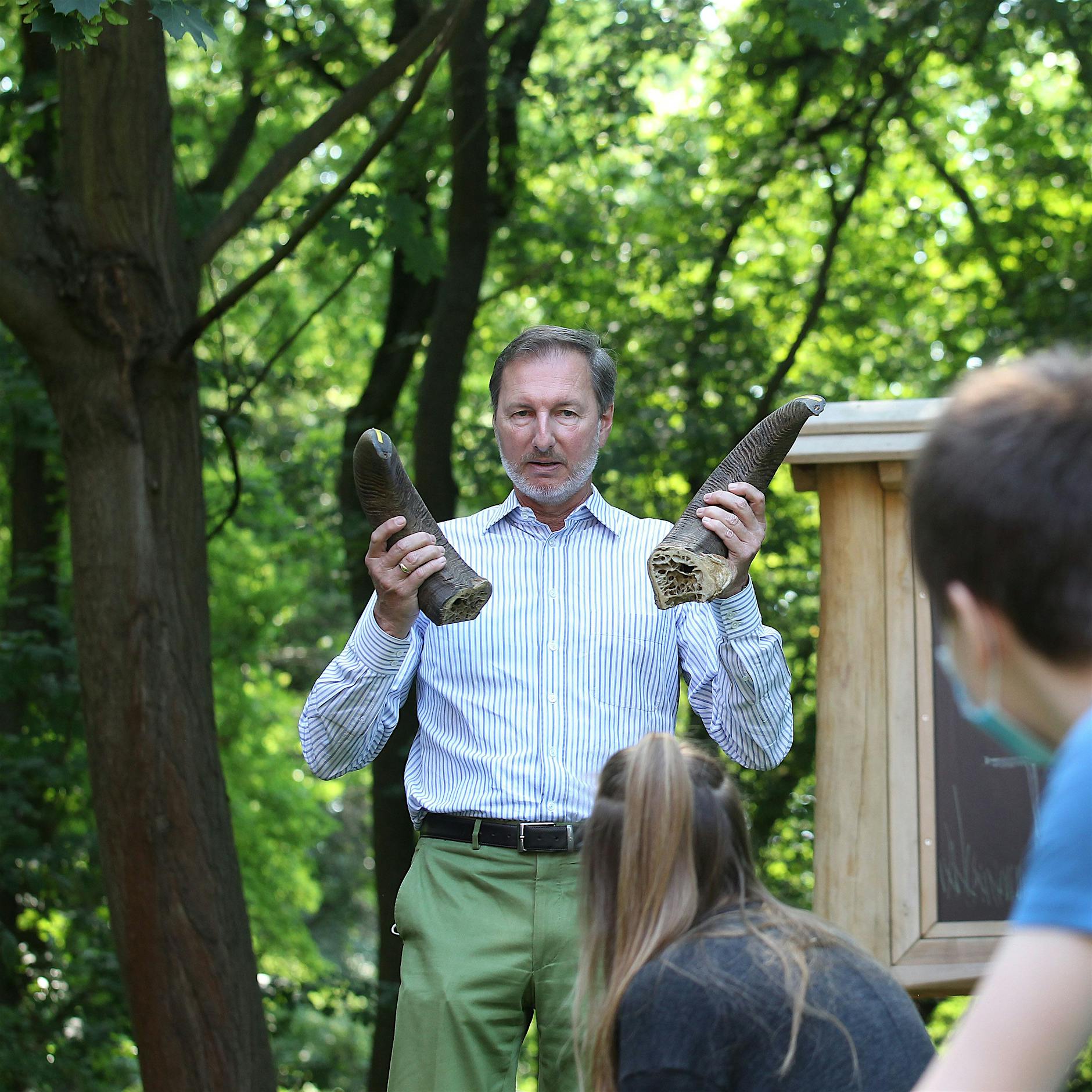 In Heinrich Dathes Garten steht Berlins grünstes Klassenzimmer