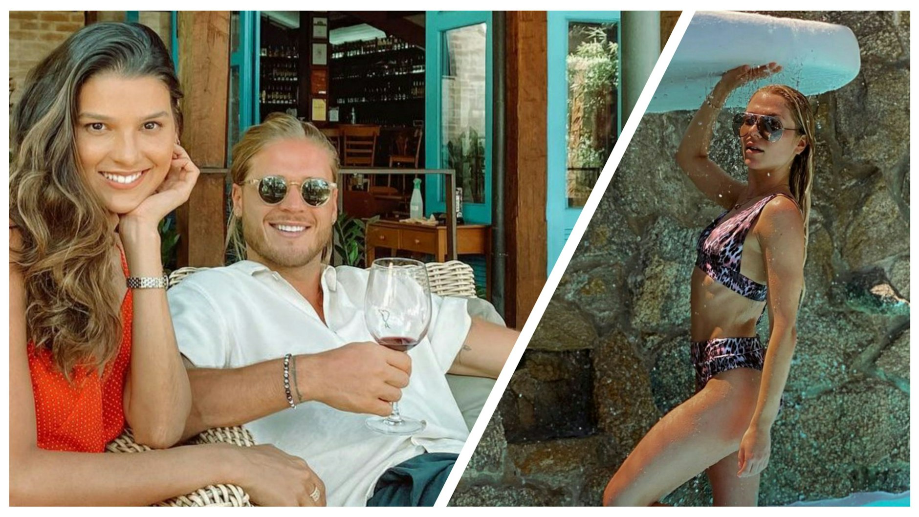 Nathalia Soliani (l.) heizt Gerüchte an, dass Valentina Pahde Schuld an ihrem Liebes-Aus mit Rúrik Gíslason wäre.