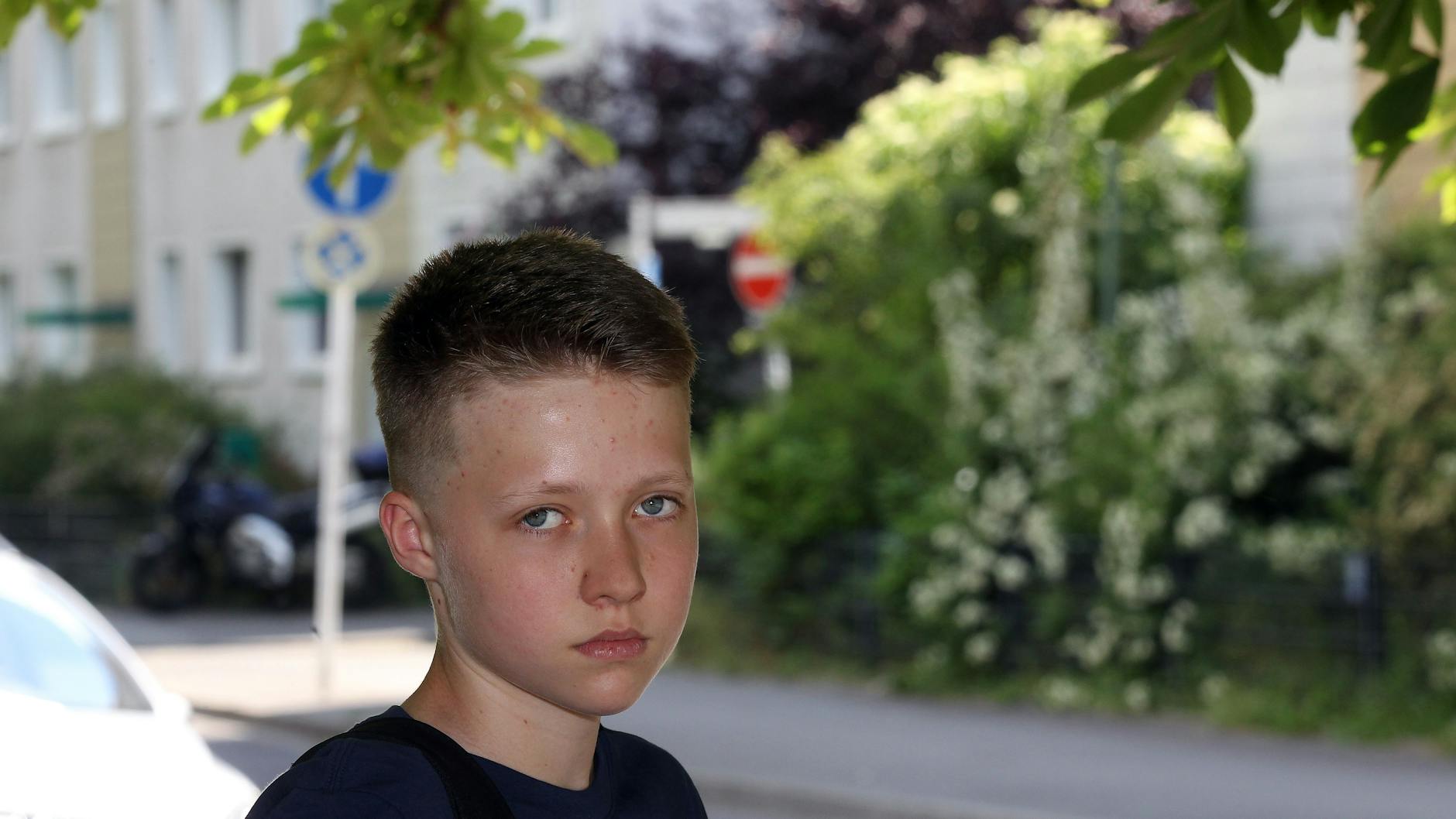 Luis (11) würde gern in seinem Kiez in die Schule gehen. 