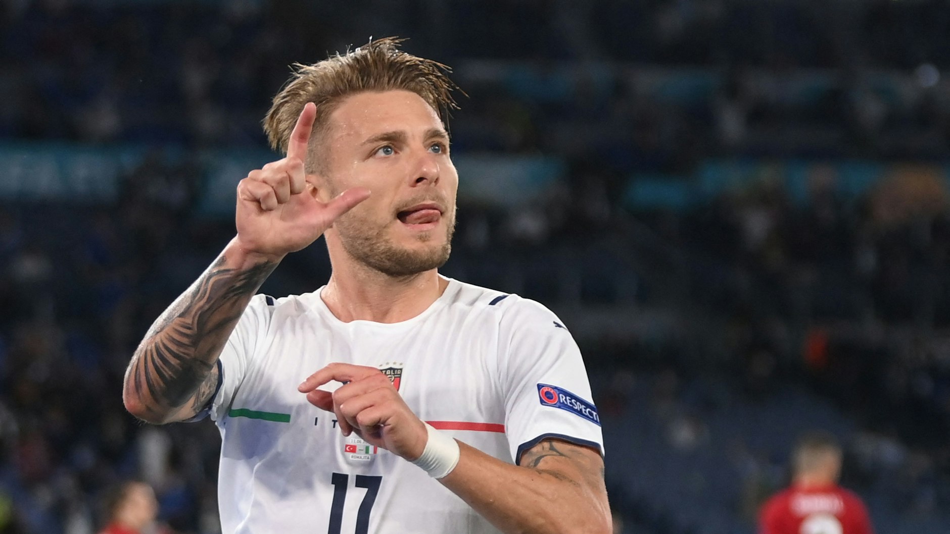 Ciro Immobile jubelt nach seinem Treffer zum 2:0.