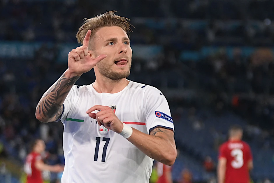 Ciro Immobile jubelt nach seinem Treffer zum 2:0.