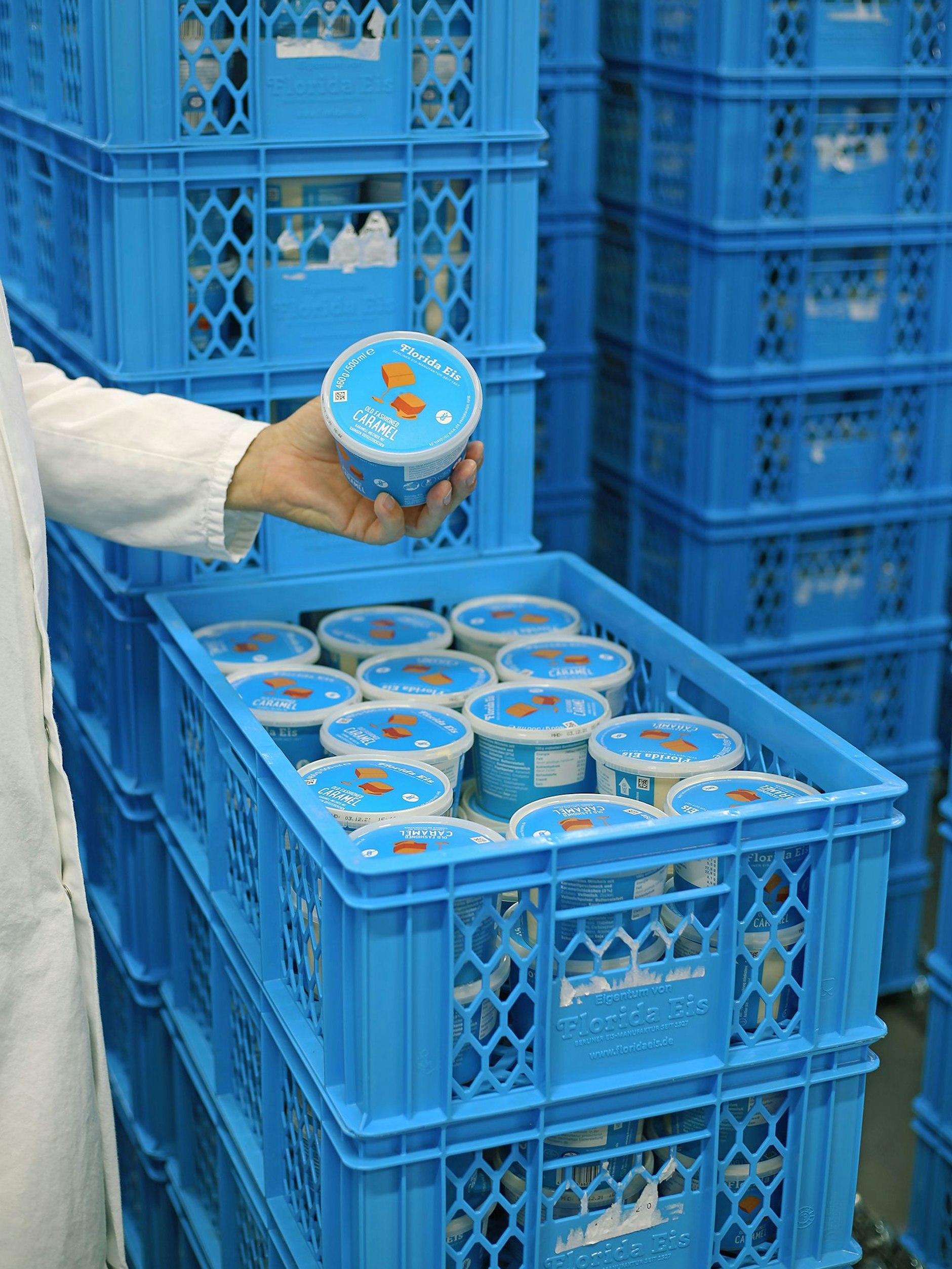 Florida-Eis: Das fertige Produkt.