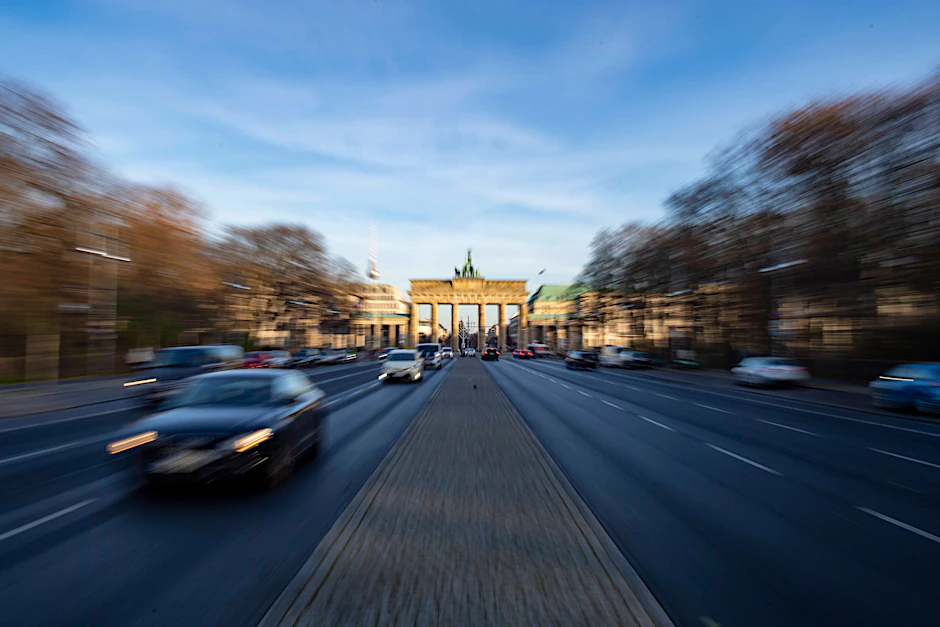 Die Straße des 17. Juni vor dem Brandenburger Tor.
