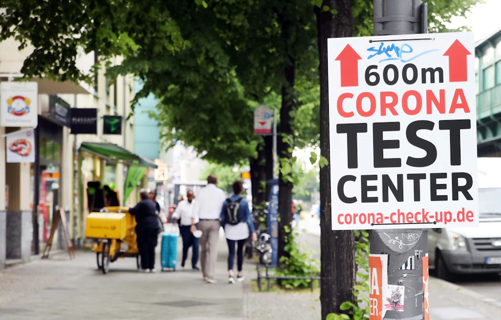 Berlin: Hunderte Corona-Testzentren haben am Wochenende zu