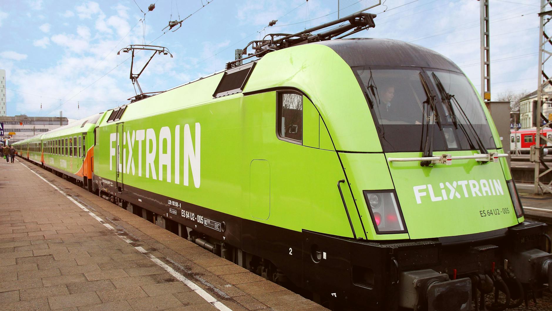Eine Elektrolok von Flixtrain. Momentan ist das Unternehmen mit neun Zügen in Deutschland unterwegs.