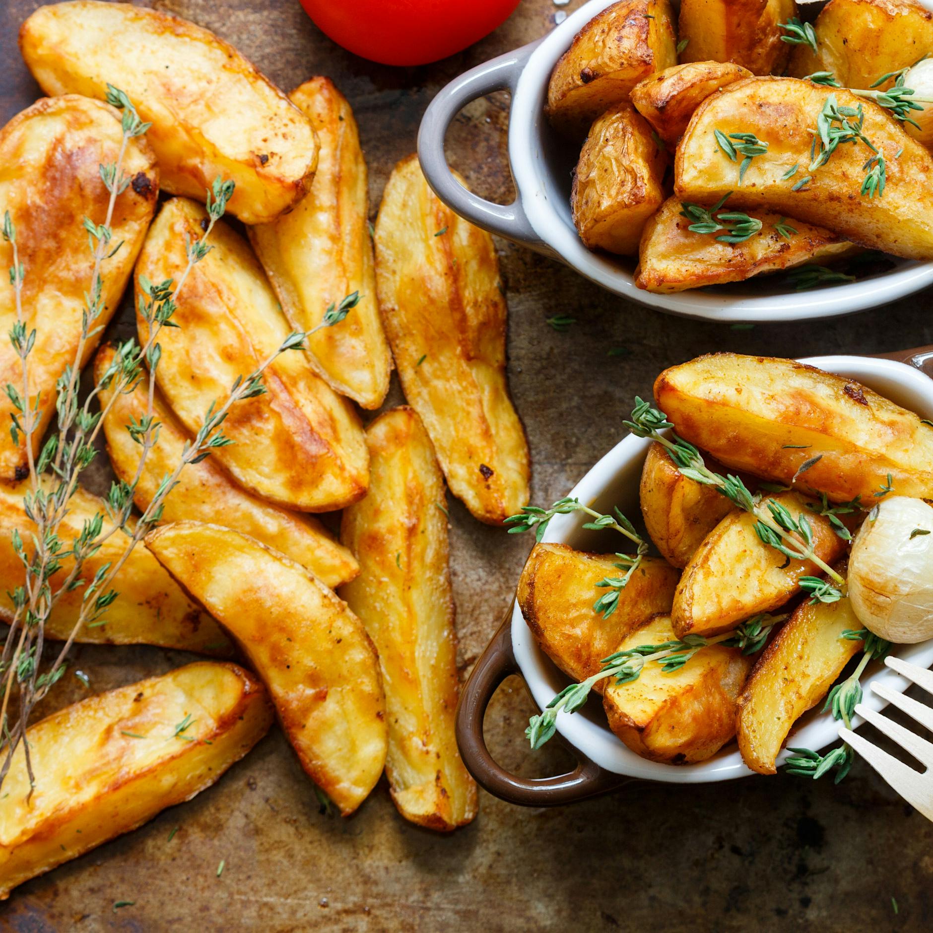 Scharfe Kartoffel-Schnitze: Das Rezept für die würzig-knusprige Beilage