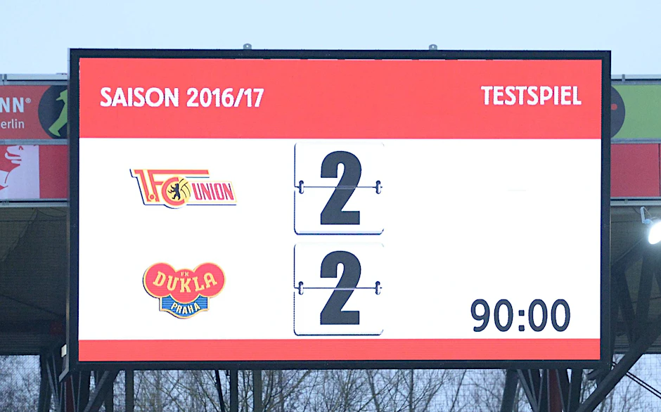 Trafen zuletzt vor vier Jahren aufeinander: Der 1. FC Union und Dukla Prag.&nbsp;