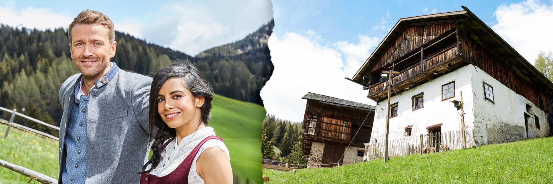 Christian Düren und Collien Ulmen-Fernandes moderieren Die Alm auf Pro.7.