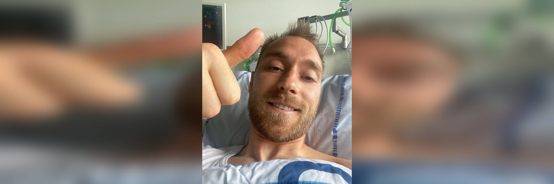 Christian Eriksen meldet sich nach seinem Zusammenbruch bei der Europameisterschaft 2021 aus der Klinik