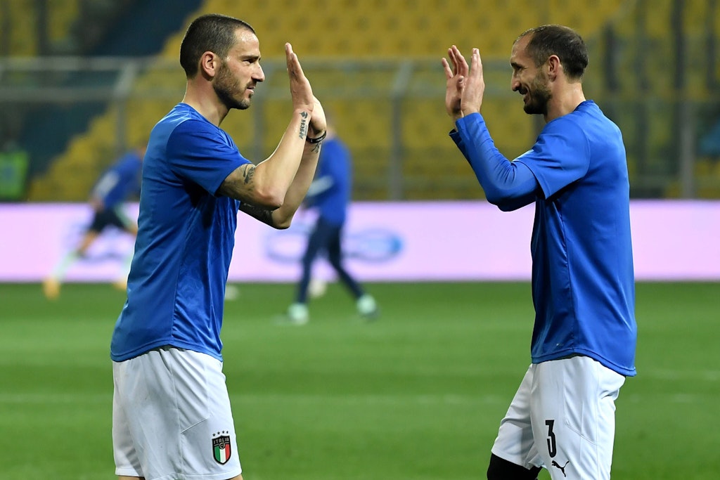 Das Traumpaar Des Italienischen Fussballs Leonardo Bonucci Und Giorgio Chiellini