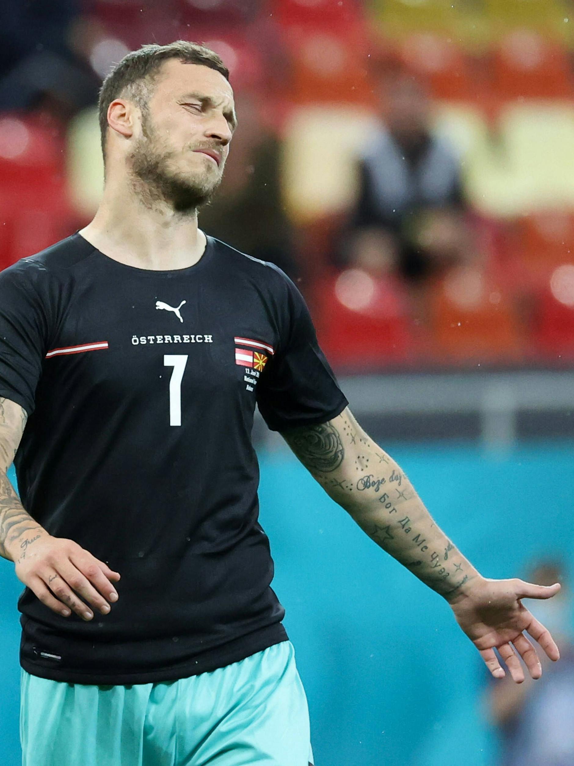 Mus jetzt ein Spiel aussetzen: Österreichs Marko Arnautovic. 