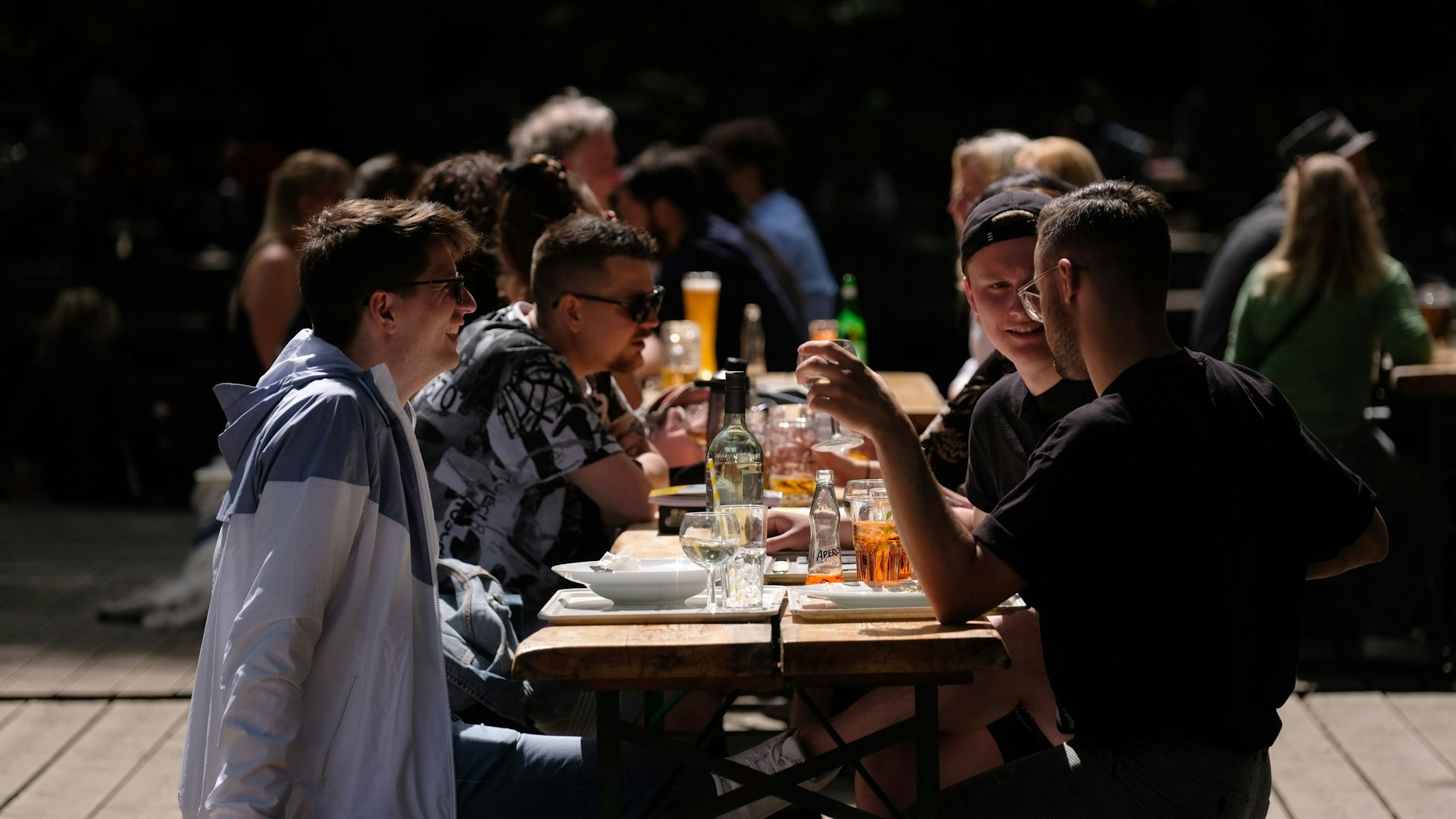 Biergarten im Café am Neuen See<br>