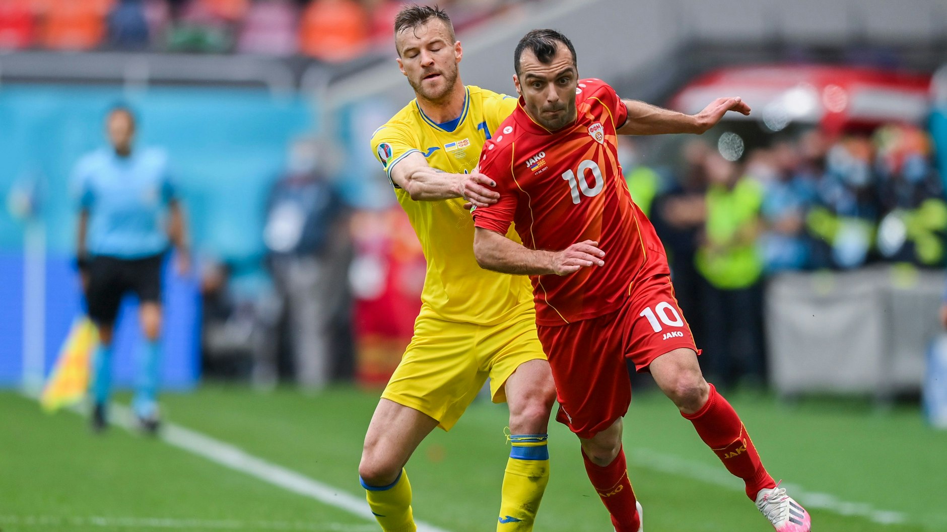 Ist auch mit 37 Jahren noch flott unterwegs und traf sogar gegen Österreich: Nordmazedoniens Goran Pandev.