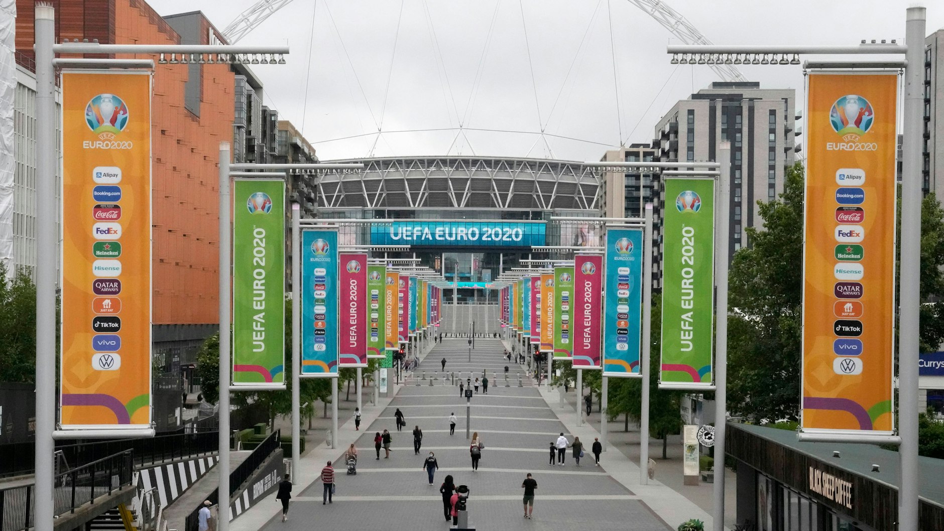 Im Londoner Wembley-Stadion sind noch zahlreiche Spiele bei dieser EM angesetzt.
