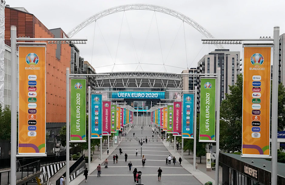 Im Londoner Wembley-Stadion sind noch zahlreiche Spiele bei dieser EM angesetzt.