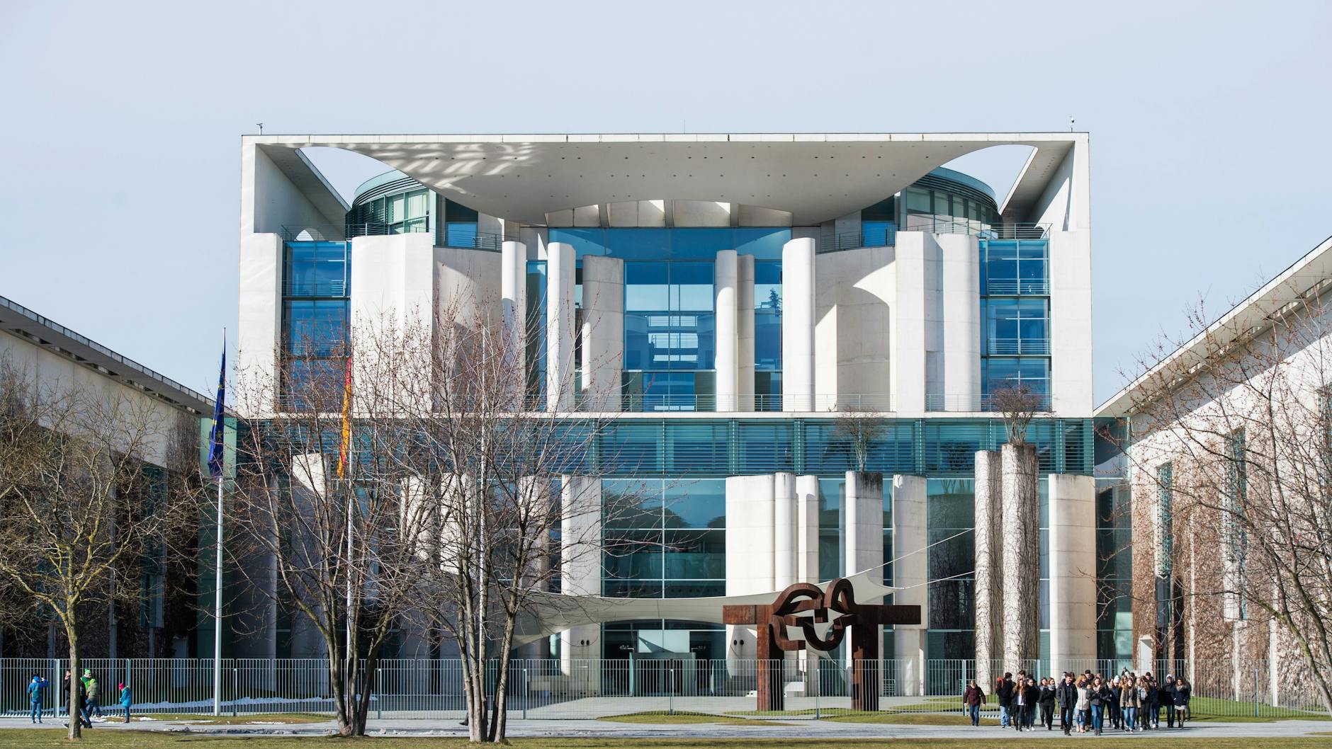 Das Bundeskanzleramt im Regierungsviertel soll erweitert werden.