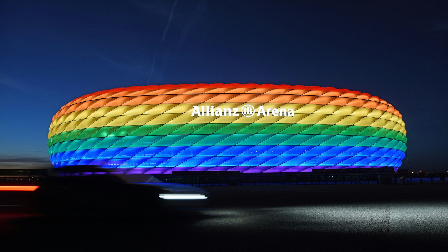 Angestrahlt in Regenbogen-Farben: So wird die Allianz-Arena am Mittwoch nicht aussehen