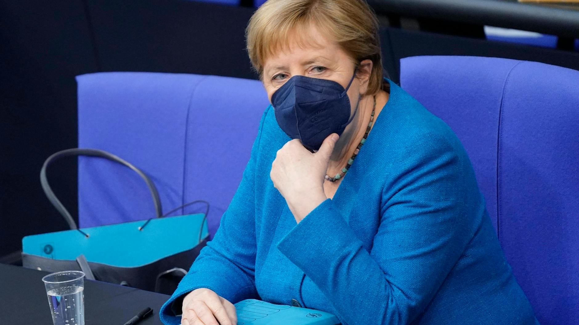 Bundeskanzlerin Angela Merkel im Bundestag (23.06.2021).