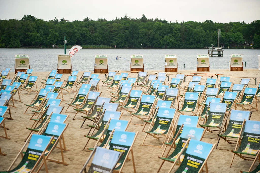 Einlass nur für regionale Gäste: Im Strandbad Grünau wird ausgesiebt