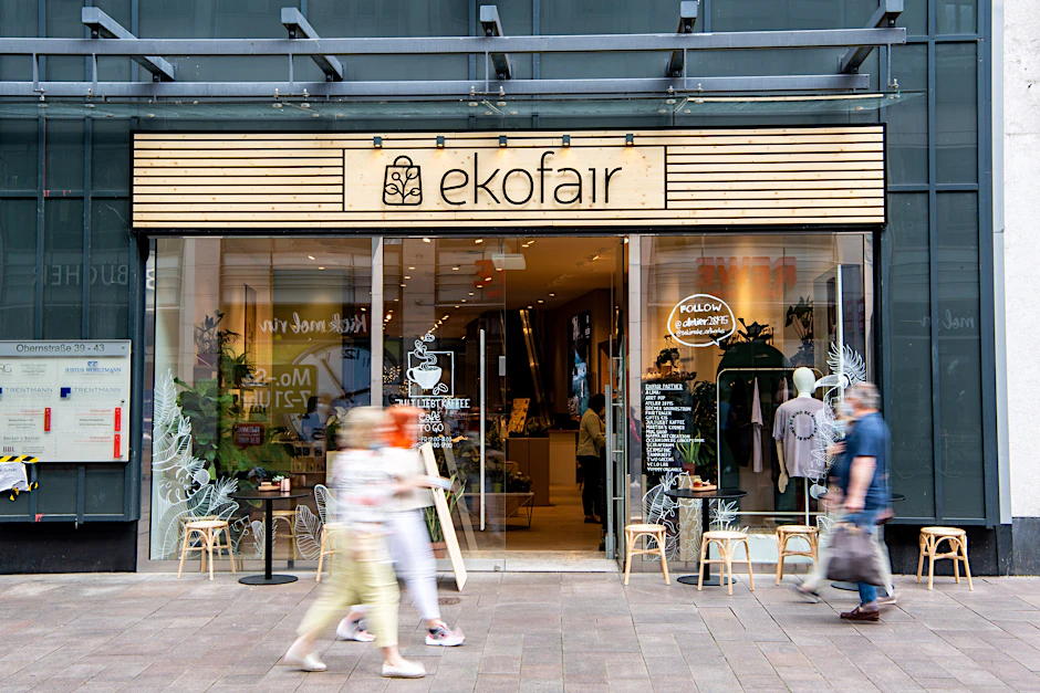 Das Kaufhaus ekofair in der Bremer Innenstadt. Die Lage ist top und der Laden kostet vorerst keine Miete.