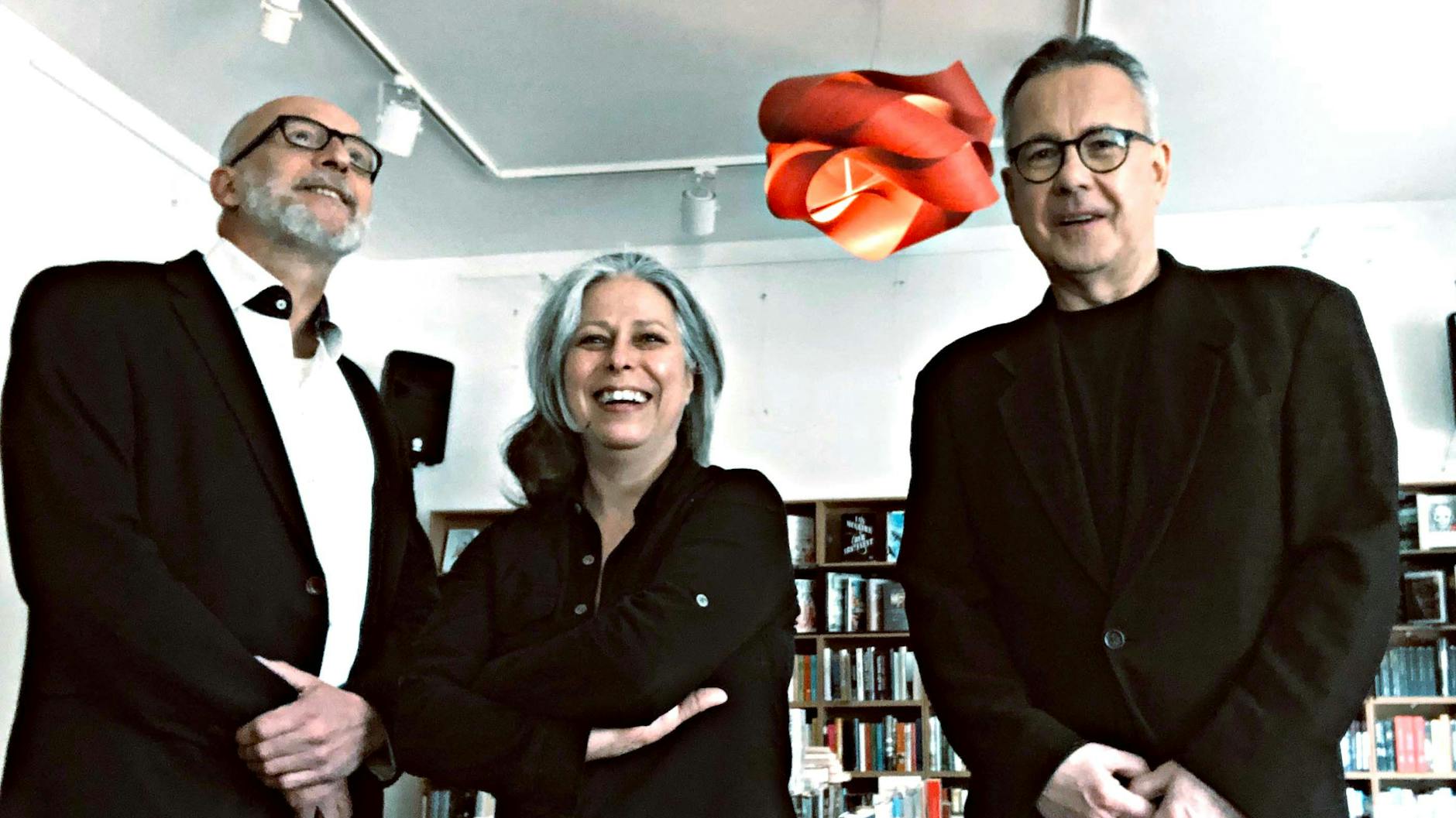 Friederike Zöllner und ihre Kollegen Thomas Gralla (links) und Peter Farber.