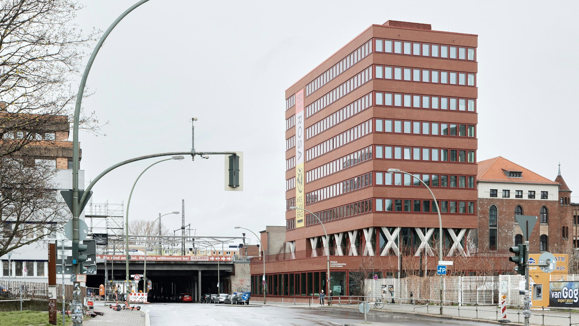 Der Neubau der Rosa-Luxemburg-Stiftung. 