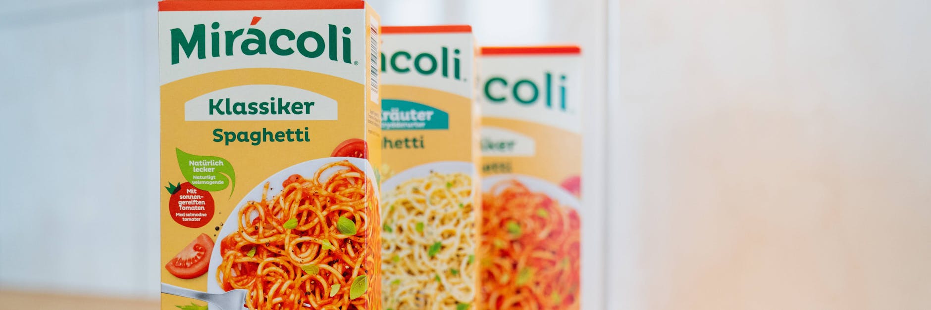 Produkte der Marke Mirácoli.