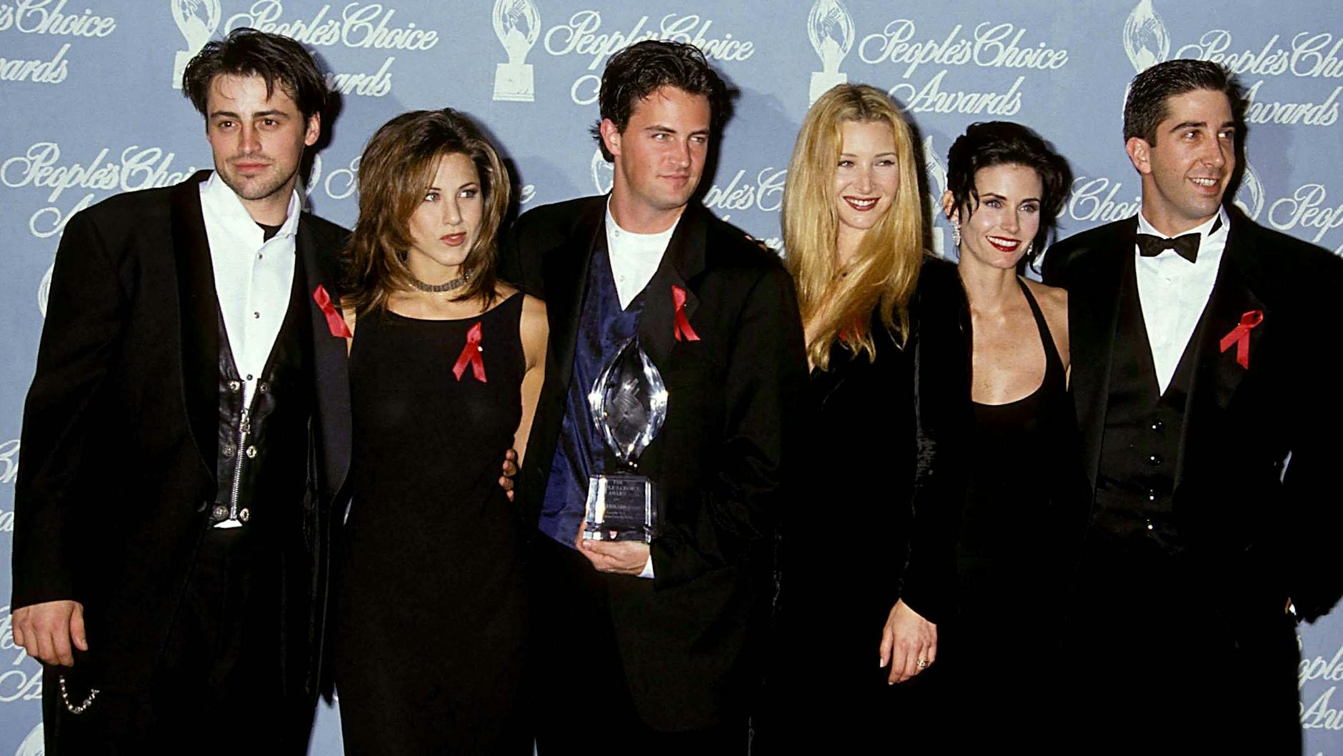 Mit der Serie „Friends“ wurden Jennifer Aniston und ihre Kollegen David Swimmers, Courtney Cox Arquette, Matt Matthew Perry und Lisa Kudrow weltberühmt.