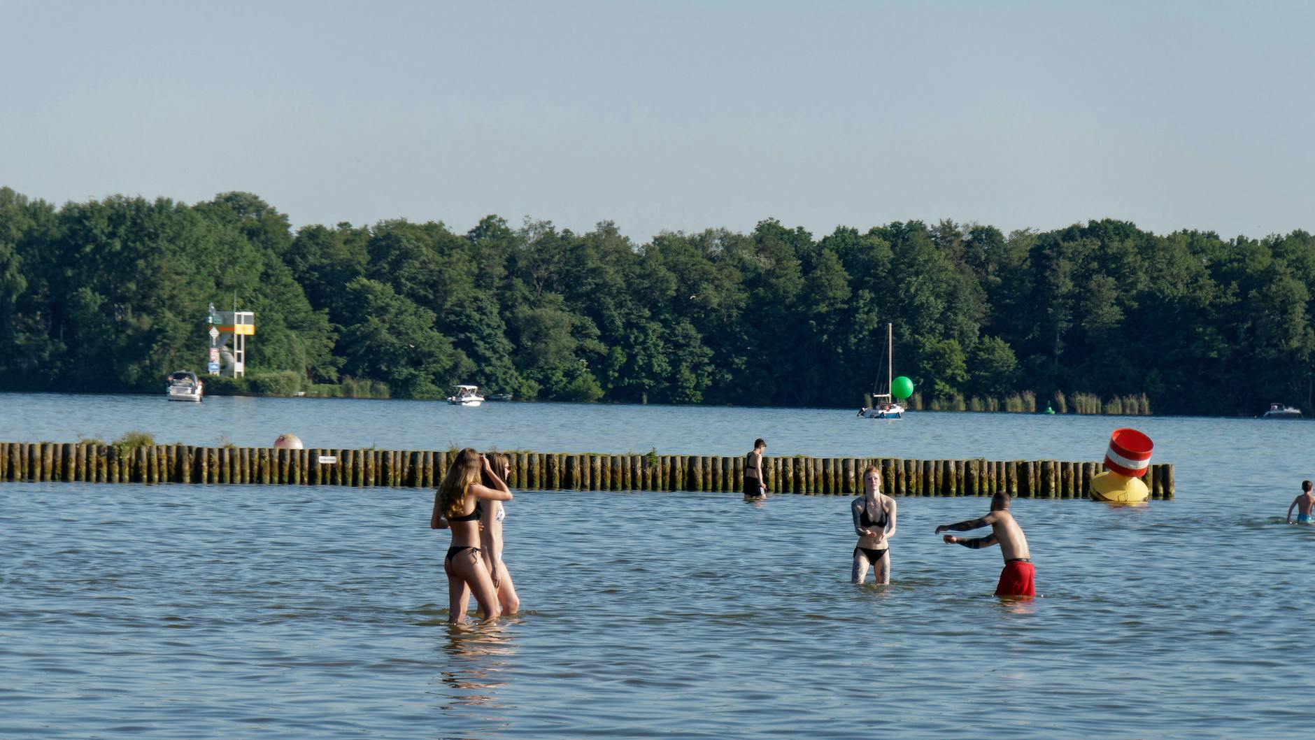 Der Müggelsee: Hier klagten Badegäste in jüngster Zeit über Hautausschläge nach dem Baden. Diese könnten von Zerkarien verursacht worden sein.